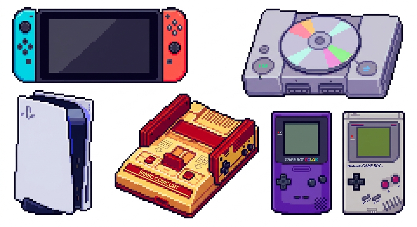 レトロゲームからモダンゲーム機まで